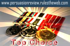 Persuasion Review Award for Four and Five Star Products