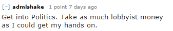 Fascinating question about making $5 million in 10 years