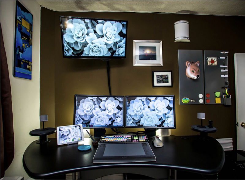 The Artist's Space-Saving Workspace