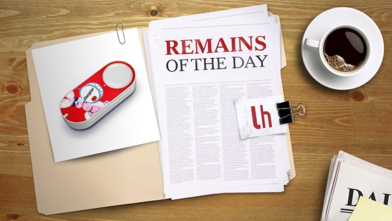 Remains of the Day: Amazon Dash Buttons Can Now Order Over 100 Products