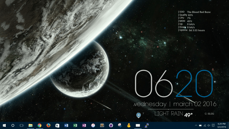 The Dark Planet Desktop