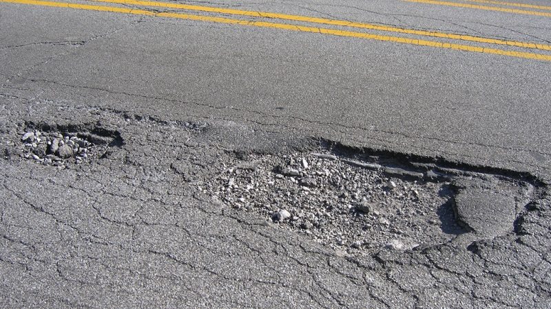 Drive Over Potholes Straight On If You Can't Avoid Them