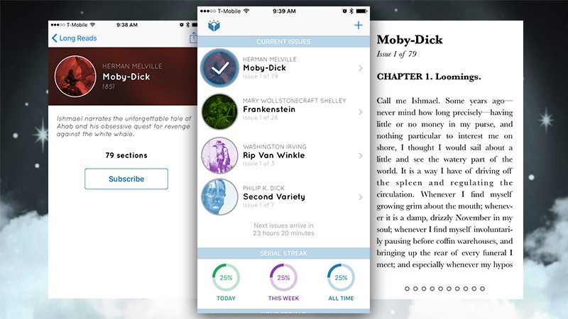 Serial Reader for iPhone Dishes Out Short Snippets of Classic Fiction Daily