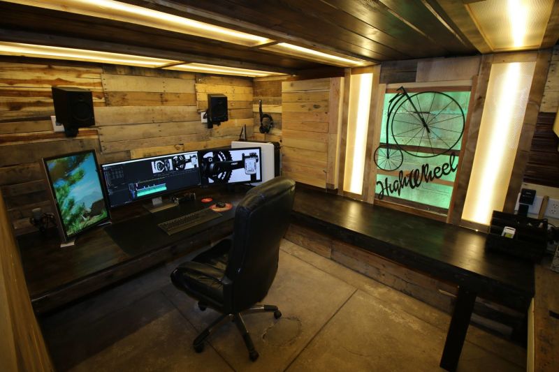The Secret Wooden Workspace