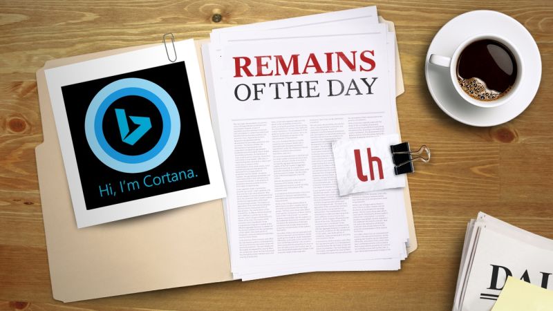 Remains of the Day: Microsoft Limits Cortana Searches to Bing