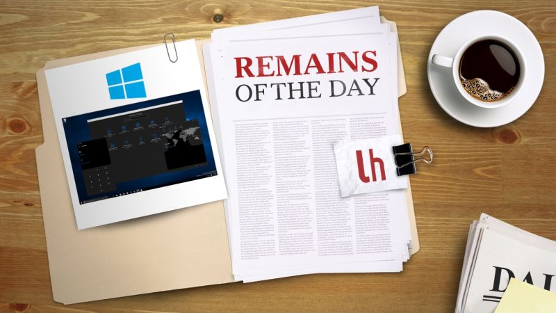 Remains of the Day: Windows 10 Anniversary Update Preview Now Available to Insiders