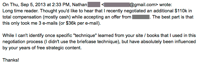 Look at this email from a cheap person