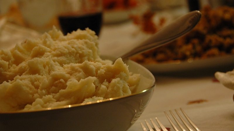 Make More Buttery-Tasting Mashed Potatoes by Adding Butter Before Milk