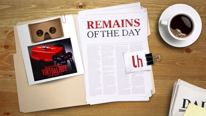 Remains of the Day: Experience Nintendo Virtual Boy With Google Cardboard