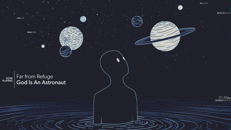 The Ripples in Space Desktop