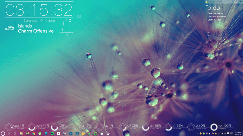 The Drops of Clarity Desktop