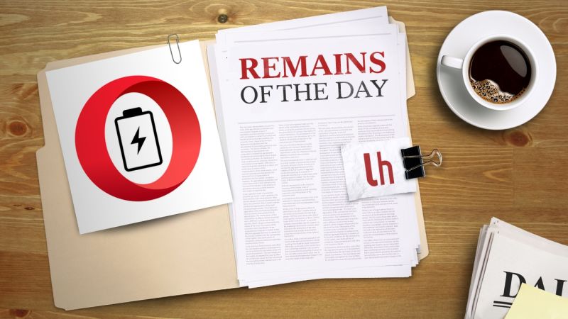 Remains of the Day: Opera Takes Aim at Microsoft’s Battery Life Claims