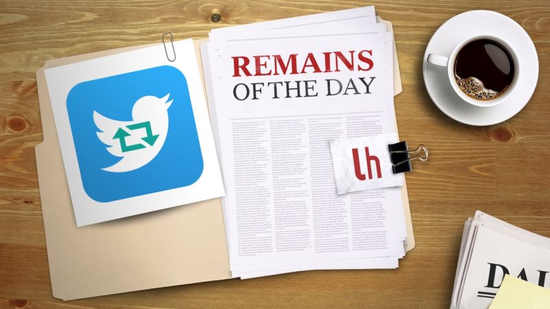 Remains of the Day: You Can Now Retweet Yourself