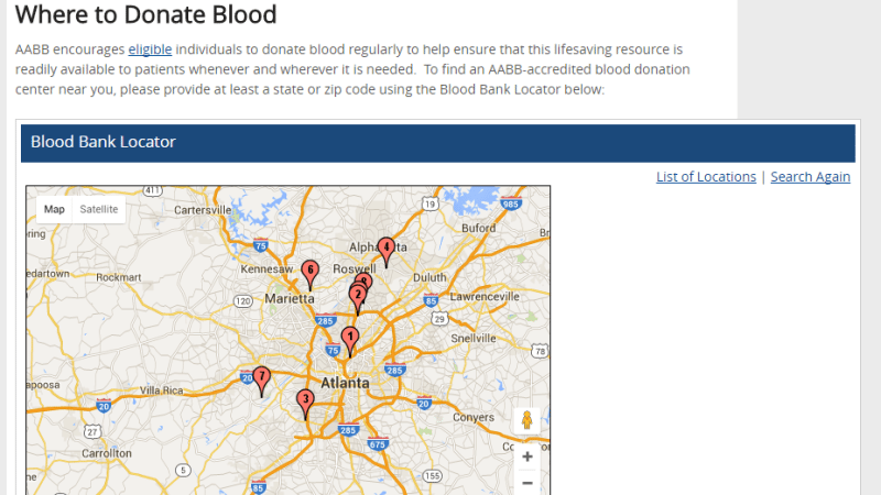 This Tool Helps You Find a Place to Donate Blood In Your Area