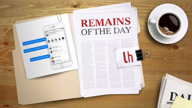 Remains of the Day: Facebook Messenger Has a New Home Screen, Wants You to Live There
