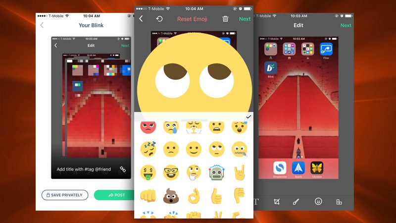 Blink Annotates, Crops, Edits, and Adds Emoji to iPhone Screenshots