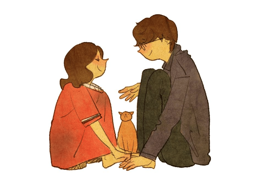 Cute Illustrations To Show What Love Is Like In Everyday Life