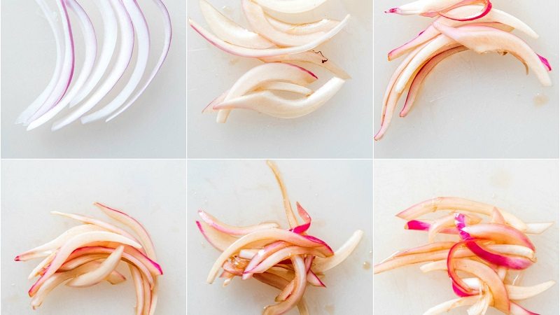 Quickly Pickle a Batch of Onions With a Red Wine Vinegar Bath