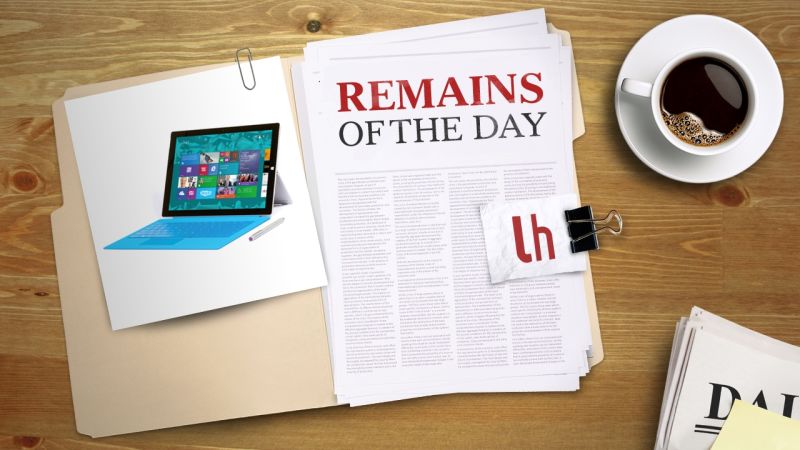 Remains of the Day: Microsoft to Fix Surface Pro 3 Battery Issues With a Software Update