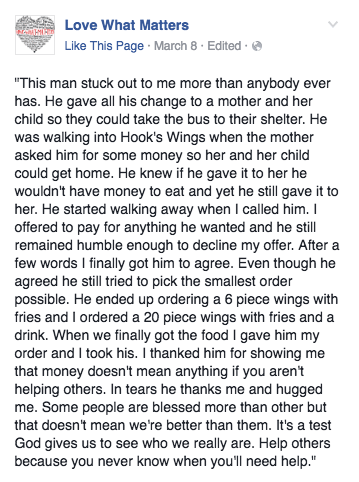 This Man Does Something Impressive To Mom And Child, Stranger Decides To Buy Him Lunch