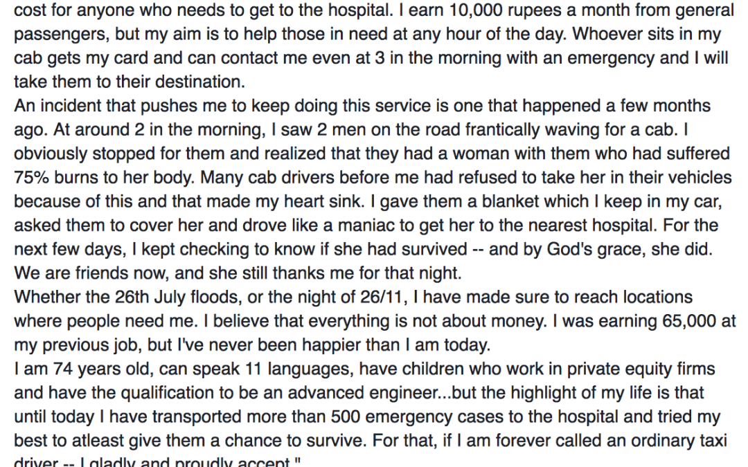 This Man Quits His Engineer Job To Be A Taxi Driver And Has Saved More Than 500 Lives