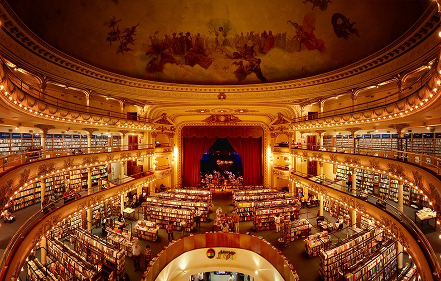 This is How A Bookstore Converted from 100-Year-Old Theatre Looks Like