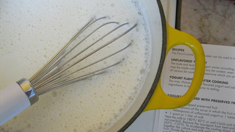 Keep Milk From Scorching With An Ice Cube or a Little Water