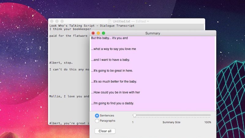 Use Your Mac's Built-In Summarize Feature to Shorten Long Blocks of Text
