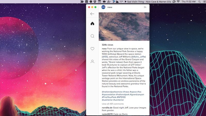 Ramme Is a Free, Minimal Instagram Desktop App