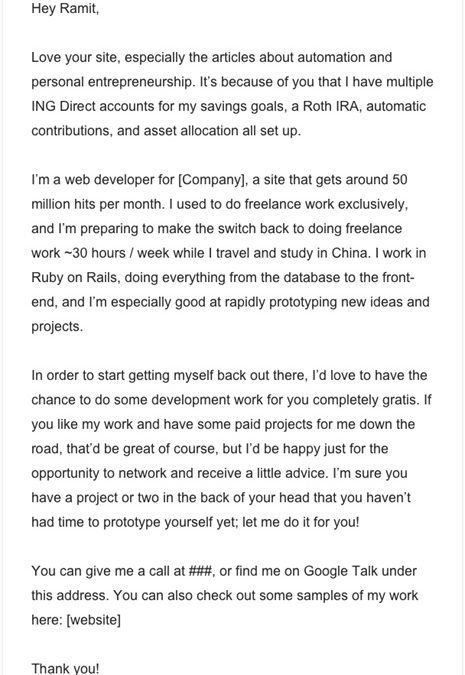 How to cold email a VIP (and actually get a response)