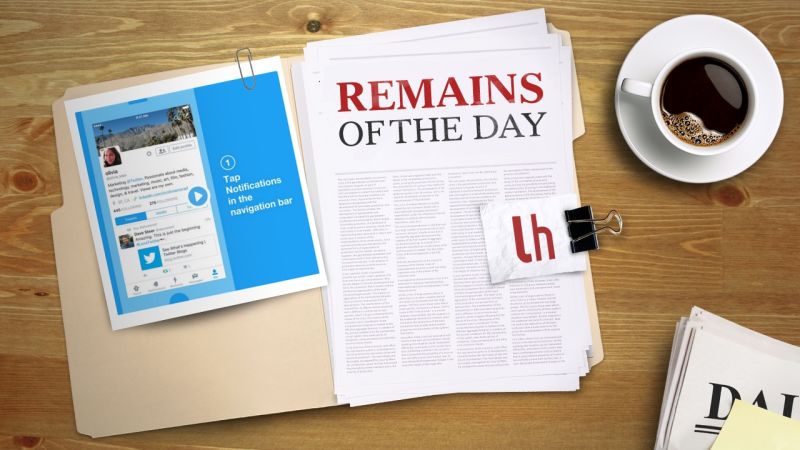 Remains of the Day: Twitter's New Filter Aims to Remove Trolls From Your Notifications