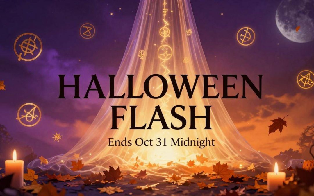 🎃 HALLOWEEN FLASH: Final Countdown | 🌒 Veil Thinning Sale — Manifest While the Veil Is Thin